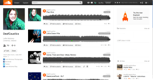 I go by DeafCoustics over on Soundcloud!